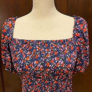 Parker Smocked Bodice Dress Size Small